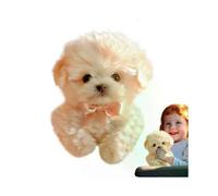 Intelligent Simulation Electric Pet Multi-function Can Wagging/Barking/Walking Interesting Interactive Robot Dog Plush Toy Gifts