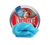 Intelligente Knete - Adhesivo que brilla en la oscuridad, Glow in The Dark (Océano Medio 40g), Azul, con purpurina