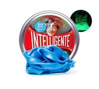 Intelligente Knete Brilla en la Oscuridad (Azul neón) sin BPA ni Gluten.