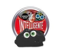 Intelligente Knete - El Original! Monster Blacky con Ojos de glúteo - Plastilina Infantil y terapéutica en uno - Mejor Que Cualquier Pelota de estrés! para niños y Adultos (Lata estándar, 80 g)