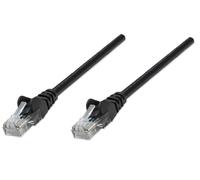 Intellinet 0.45m Cat5e cable de red Negro 0,5 m U/UTP (UTP)