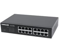INTELLINET 16-Port Gigabit Ethernet Interruptor, RJ45 10/100/1000 Mbps, Ieee