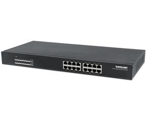 Intellinet 16-port Gigabit Ethernet Rackmount PoE+ Switch (Part Number: 560993)