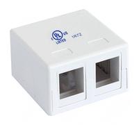 Intellinet 162852 Caja de tomacorriente Blanco