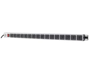 Intellinet 164498 unidad de distribución de energía (PDU) Negro, Gris