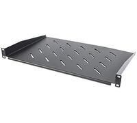 Intellinet 19" Perforated Shelf 350mm Front Mount 1U - Black