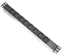 INTELLINET 19'' KALTGERÄTEBUCHSE 8-FACH C13 PDU MIT KLAMMERN