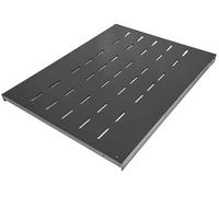 Intellinet 1U Shelf 483x600mm up to 100kg Black - Part Number: 712576