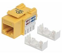 Intellinet 210584 módulo de conector de red - Módulos de conectores de red (Amarillo, - UL, -40 - 80 °C)