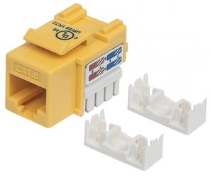 Intellinet 210584 Módulo keystone C6 UTP amarillo