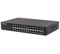INTELLINET 24-Port GIGABIT Switch Desktop & 19''RACKMOUNT Met