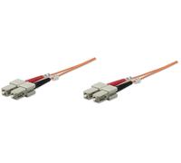 Intellinet 3m SC/SC cable de fibra optica OM1 Naranja