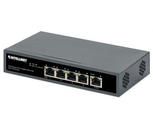 Intellinet 4-Port Gigabit+1GE (PD) High PoE Switch - 561808
