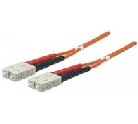 Intellinet 472630 cable de fibra optica 20 m SC OM2 Naranja