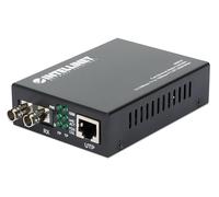 Intellinet 506519 - Convertidor de Red (100 Mbit/s, 100Base-TX, ST, 70 x 107 x 26 mm), Negro