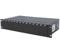 Intellinet 507356 chasis de red 2U Negro