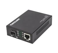 Intellinet 508193 convertidor de medio 10000 Mbit/s Negro