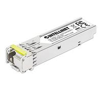 Intellinet 508650 Transceiver SFP Fibra Óptica Monomodo LC 1000Base-BX Bidireccional WDM Silver