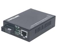 Intellinet 510530 convertidor de medio 100 Mbit/s Monomodo Negro
