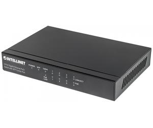 Intellinet 561174 Conmutador Gigabit 5 puertos PoE+ 1SFP