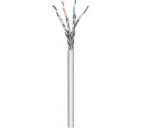 Intellinet 704953 - Cable de instalación (Cat. 6a, S/FTP, Rollo de 100 m, LS0H, clasificado CPR-Dca, AWG 23, Alambre Macizo), Color Gris