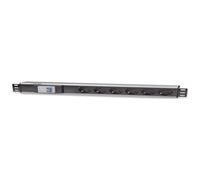Intellinet 711432, With Double Air Switch, No Surge Protection, 1.8 m (5.9 ft.)