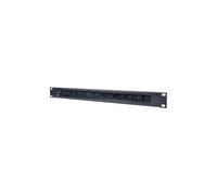 Intellinet 712767 Cable Administración Panel Negro 1U Altura 48.3cm Ancho Steel