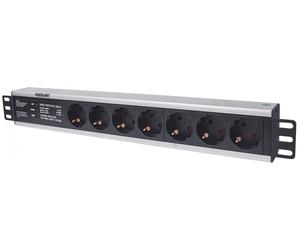 Intellinet 714006 unidad de distribución de energía (PDU) 7 salidas AC 1.5U Negro