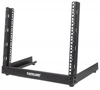 Intellinet 714747 19 - Bastidor de Escritorio (2 Postes, 48,26 cm), Color Negro