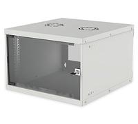 Intellinet 714792 Basic Line - Distribuidor de Pared (48,26 cm/19", 6 U, 353 x 540 x 560 mm, Plano, Clase de protección IP20), Color Gris