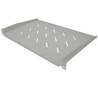 Intellinet 714990 - Balda para Montaje Frontal (19", 48,3 cm, Montaje en los Dos rieles Frontales), 300 mm de Profundidad, Perforada, Color Gris