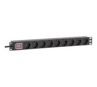 Intellinet 9-Outlet Power Strip with 2m Cable and Switch