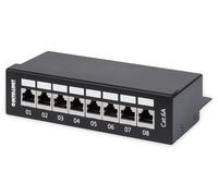 Intellinet 720908 - Panel de Parches de 8 plazas Cat6A apantallado de Escritorio