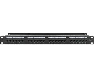 Intellinet 721035 Panel de parcheo 24 soporte de cable UTP C6