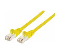 Intellinet 740586 Patch Cable Cat7 S/FTP 0.25m Amarillo - Cable de Red RJ-45 a RJ-45, 10GBase-T, 600 MHz, 10000 Mbit/s