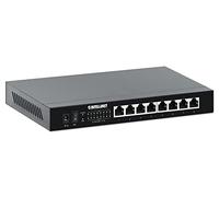 Intellinet 8-Port 2,5g Ethernet Poe+ Switch Acht 10/100/1000/2500 Mbit/s Pse Poe+ Ports, 100 W PoE-Leistungsbudget, Unmanaged, DesktoP-Format, Option