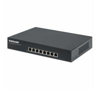 INTELLINET 8-Port Gigabit Ethernet Poe+ Interruptor,8X Puertos Poe,Ieee 802.3at