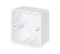 Intellinet Bastidor de Pared para Cajas 771900 y 771917 Network Solutions, 80 x 80 x 45 mm, Color Blanco señal RAL9003