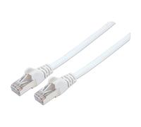 Intellinet Cable de Red Patch RJ45 Cat6 1 m S/FTP LSZH Blindado con Conectores Chapados en Oro, Blanco