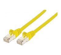 Intellinet CAT6 - Cable de Red S/FTP ls0h 15 m Amarillo Conector RJ-45 a Conector RJ-45, contactos Dorados