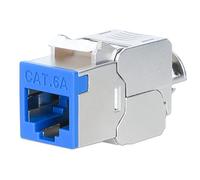 Intellinet Cat6a 10G STP Keystone Módulo Azul