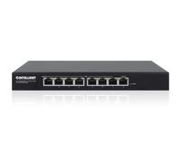 Intellinet Conmutador Gigabit Ethernet PoE+ de 8 Puertos con Paso PoE, presupuesto PoE de 85 W, 30 W por Puerto, Tela de conmutador de 16 Gbps