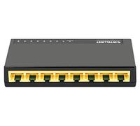 INTELLINET Escritorio de 8 Puertos Gigabit ETHERNET Switch Negro