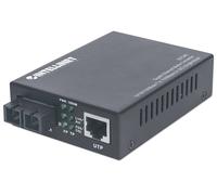 INTELLINET Gigabit Ethernet Singlemode Convertidor Multimedia, 10/100/