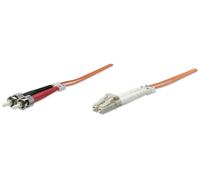 Intellinet IC Intracom Manhattan LWL Patchkabel 50µ Adapterkabel Duplex ST/Steck