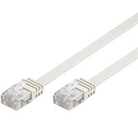 Intellinet ICOC u5eb-fl-030 3 m Cat5e U/UTP (UTP) Color Blanco Cable de Red - Cable de Red (3 m, Cat5e, RJ-45, RJ-45, U/UTP (UTP), Macho/Macho)