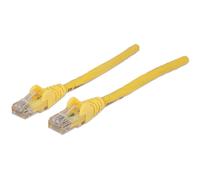 Intellinet KB001742 Cat6 Compatible RJ-45 Male to Male CCA.U/UTP Premium Network Cable 20 Meter Length, Yellow, Yellow, 20 Meter Length