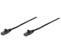 INTELLINET Patchkabel RJ45 U/UTP Cat6 15m Hebelschutz schw