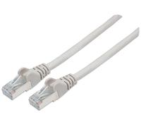 Intellinet Network Patch Cable, Cat7 Cable/Cat6A Plugs, 15m, Grey, Copper, S/FTP