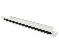 Intellinet Ojal de Cable de 19 Pulgadas, Paquete de 2, cepillos 1HE, Gris